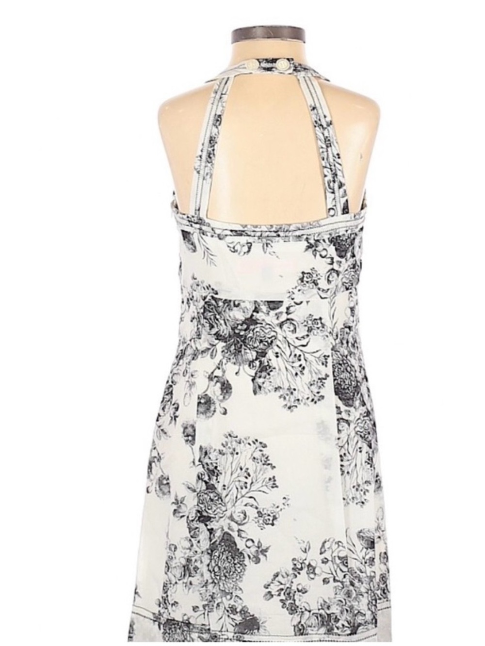 Cynthia Steffe cotton sundress. White+black toile print, fully lined. EUC. - Picture 9 of 12